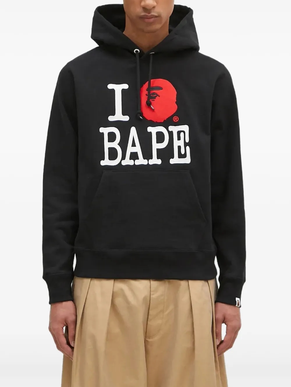 A BATHING APE® I Love Bape logo hoodie